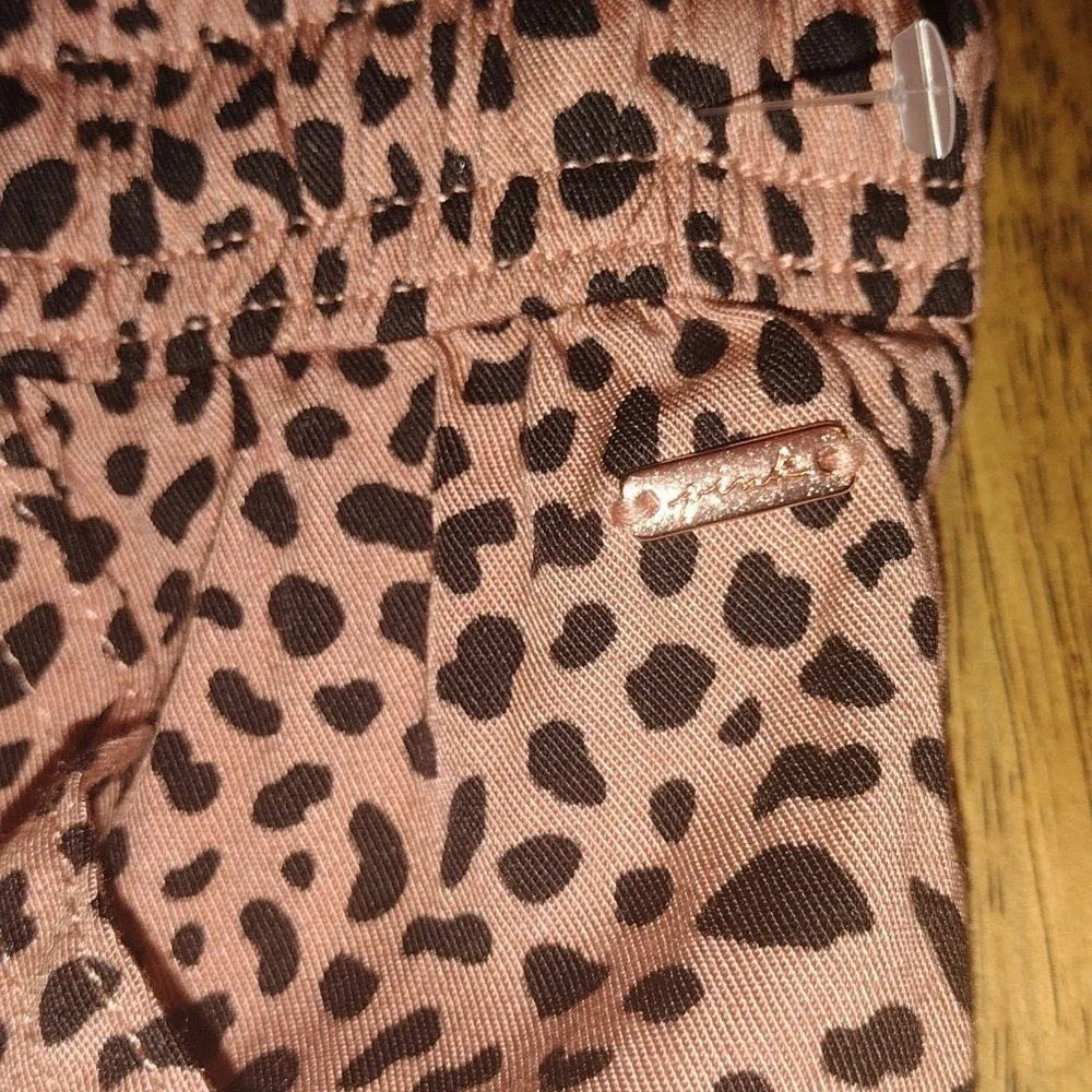 Victoria's Secret Pink Cheetah Print Lyocell Blend  Pull on Pant L